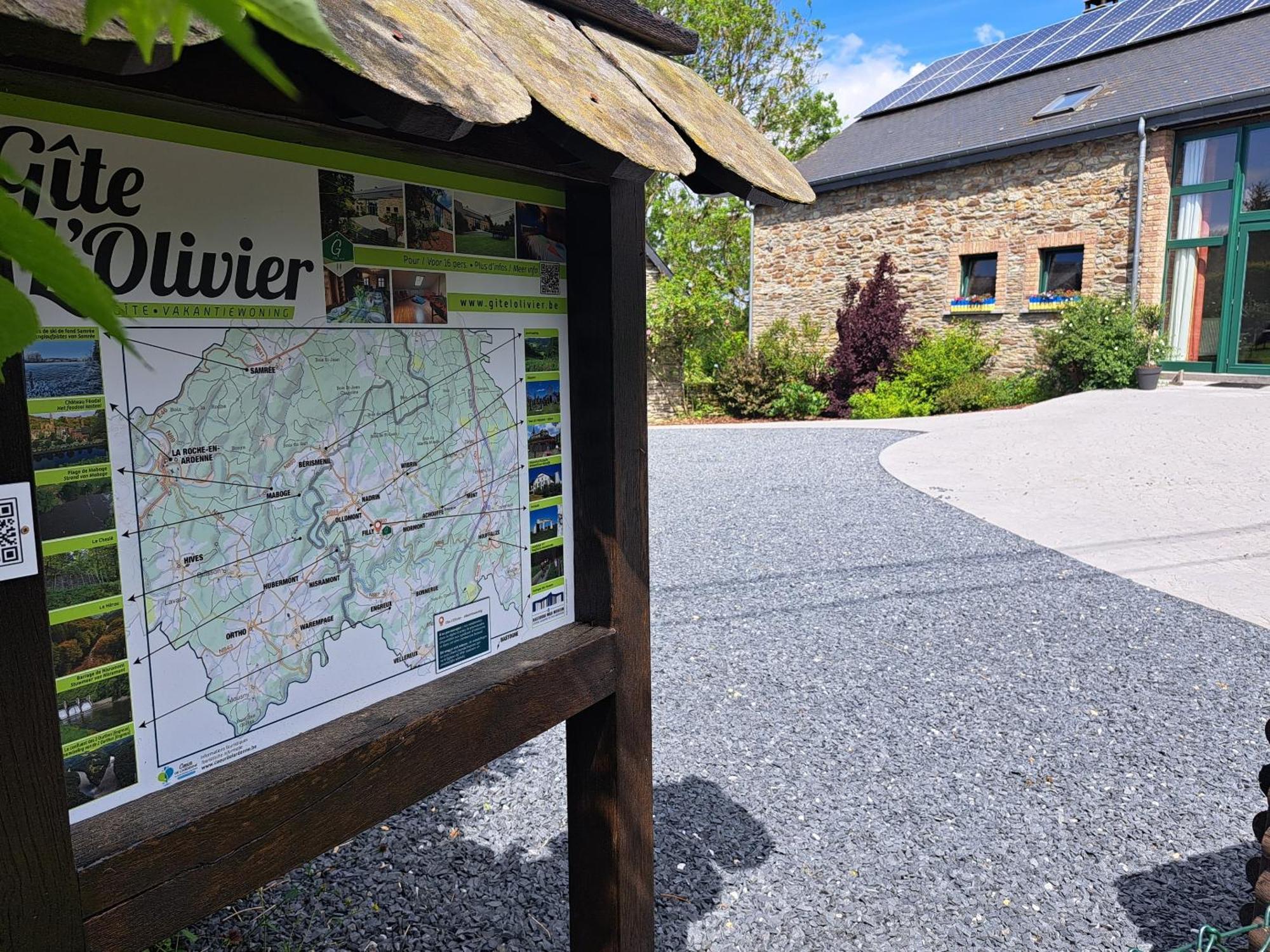 Gîte L'Olivier à Filly - Nadrin, entre Houffalize et La Roche-en-Ardenne Exterior foto